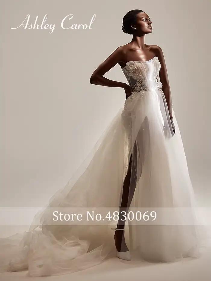 Ashley Carol Boho robe De mariée rêveur bretelles robes