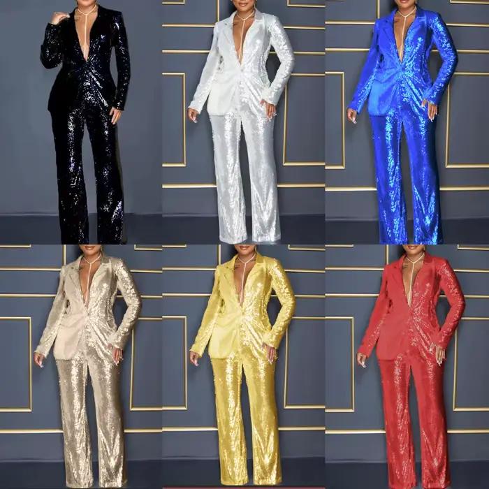 Combinaison en Polyester brillant