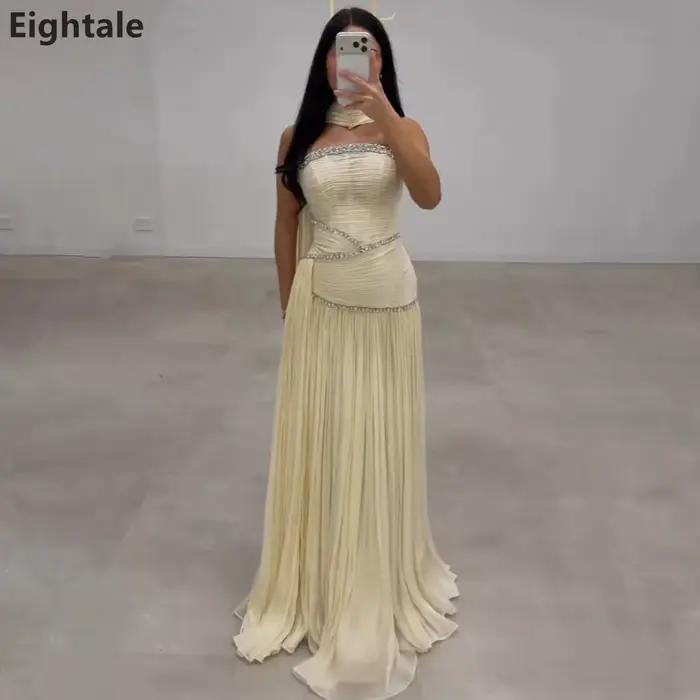 Eightale – robes de soirée modernes crème