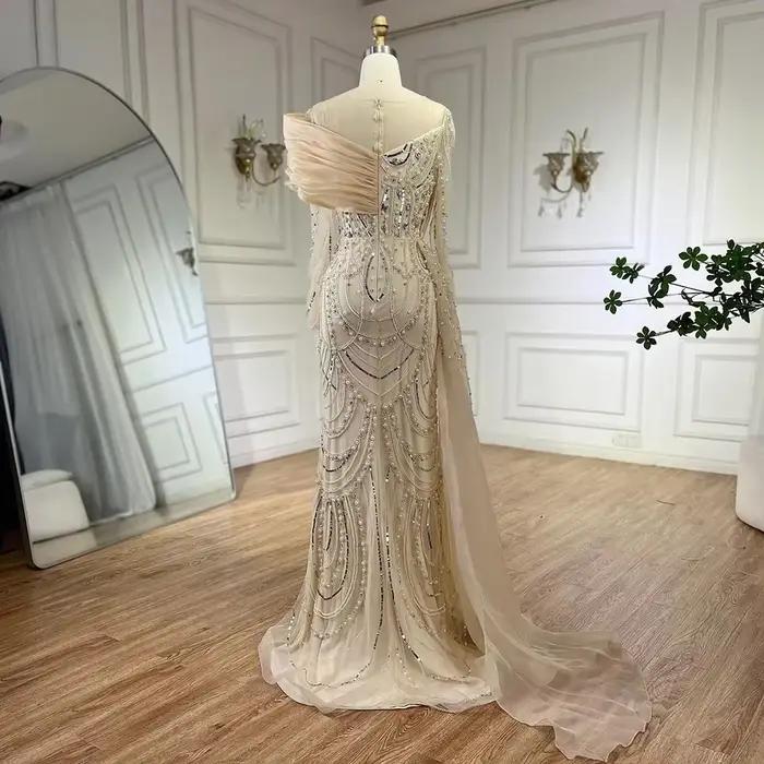 Serene Hill 2025 fête de mariage sirène nue avec surjupe robes de soirée