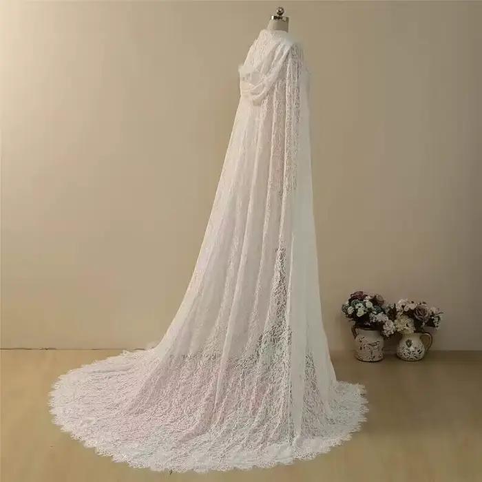 Robes de mariée sirène vintage avec capuche