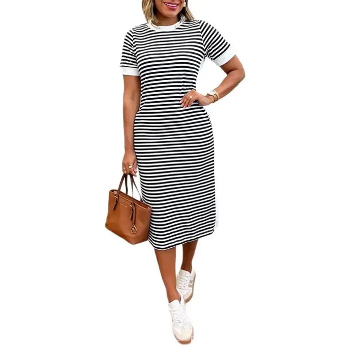 Robe mi-longue pour femme