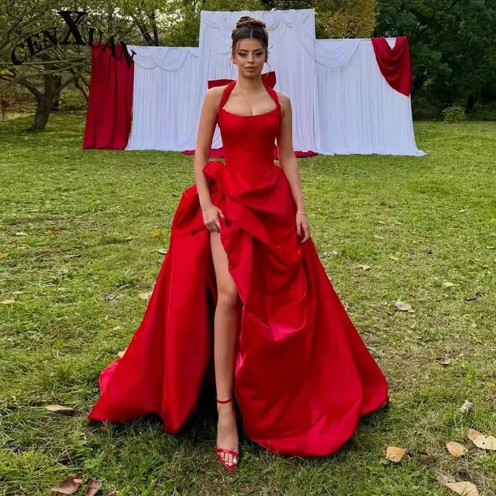 CENXUAN – robe De soirée Simple