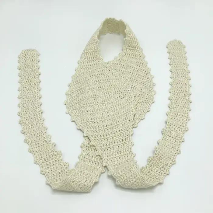 Robe de plage longue, détail Crochet