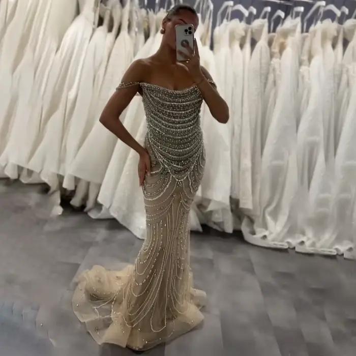Robe de soirée de forme sirène