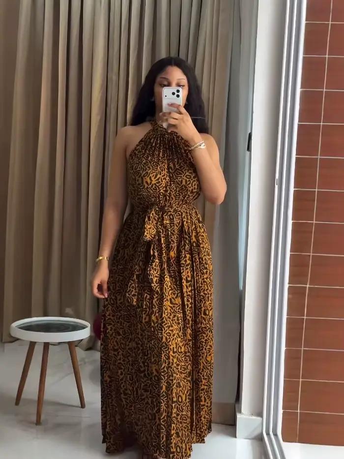 Robe longue pour femme