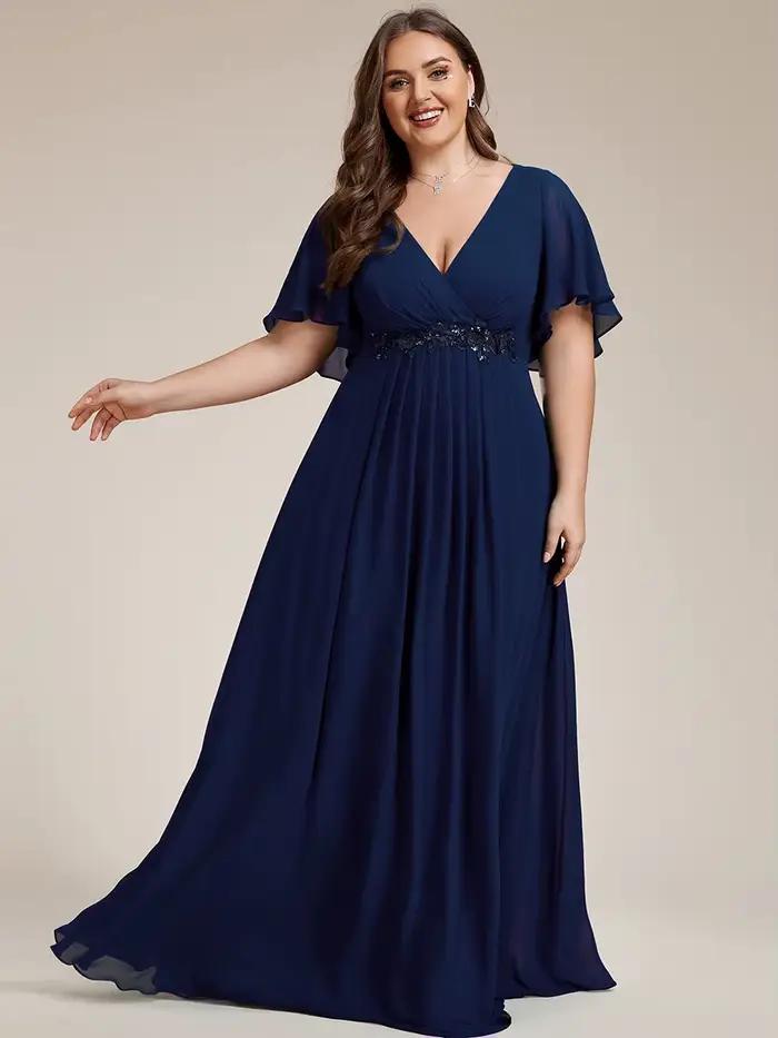 Robe de soirée grande taille