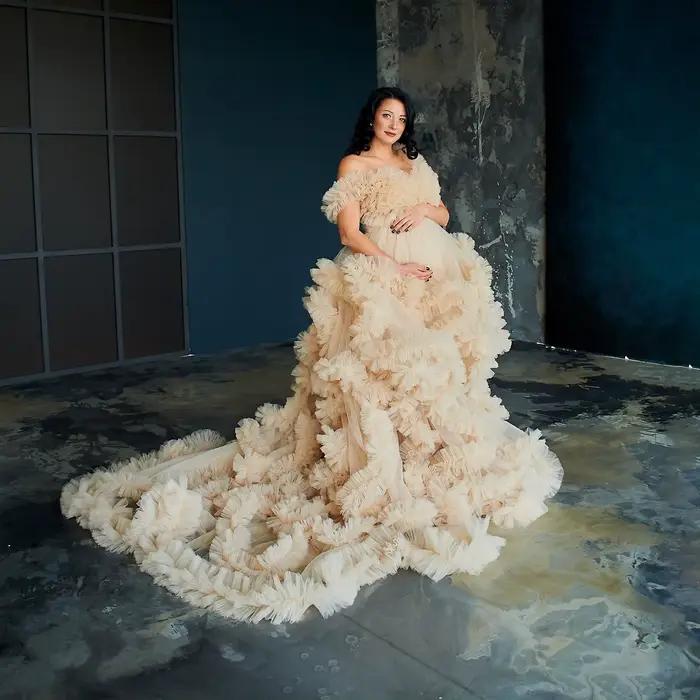 Robes étoiles élégantes pour baby shower