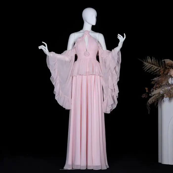 Robe de soirée sirène à manches longues Sharon Said – Soldes finales
