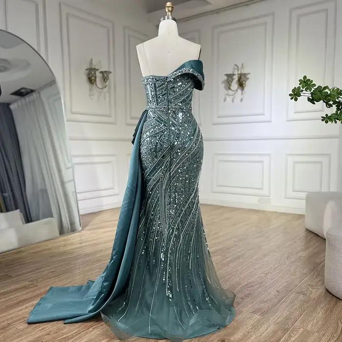 SERENE HILL-robe de soirée perlée