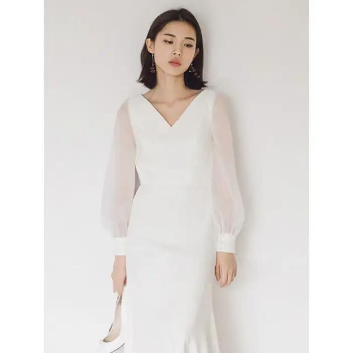 Robe de mariée légère française