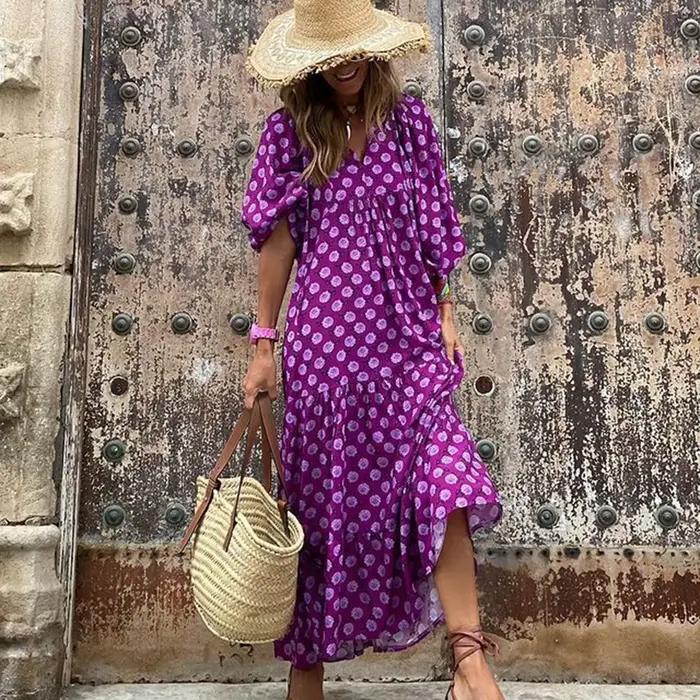 Robe Maxi style Boho pour femmes