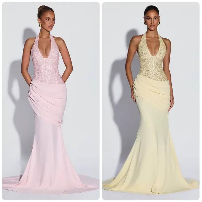 Robe de soirée pour femme Flykcoozooi