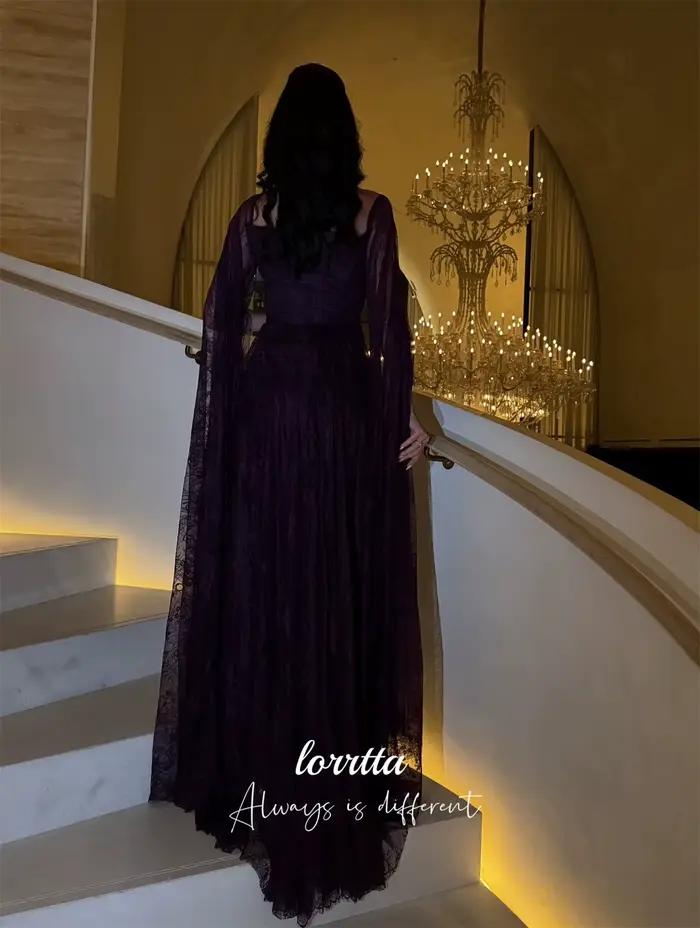 Lorrtta robe de Cocktail personnalisée robes formelles femmes violet luxueux
