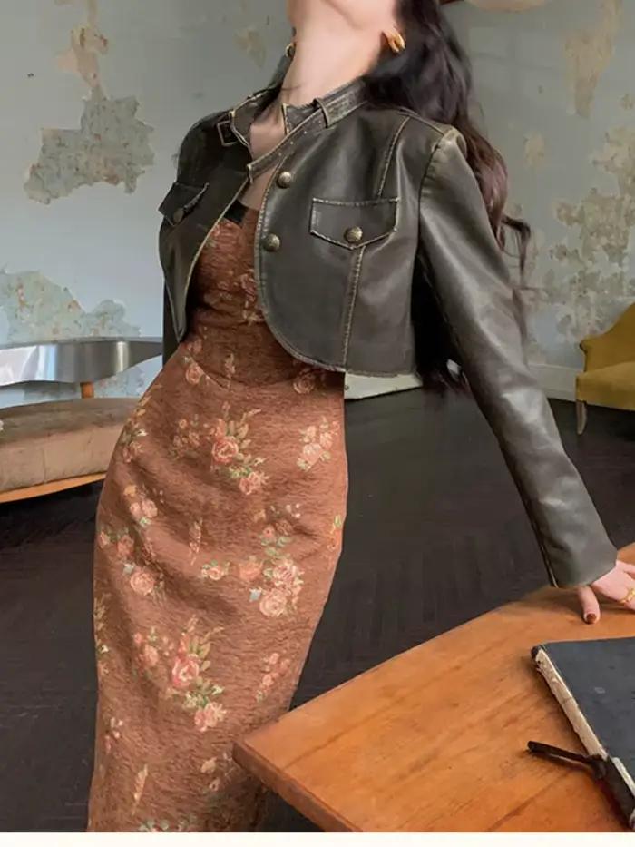 Ensemble de robe deux pièces pour femme