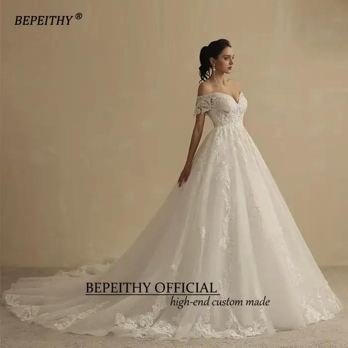 BEPEITHY personnalisé paillettes robes De mariée pour les femmes 2026