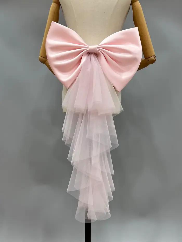 Robe de mariée élégante en Satin et Tulle détachable