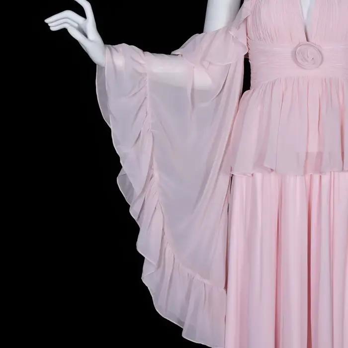 Robe de soirée sirène à manches longues Sharon Said – Soldes finales