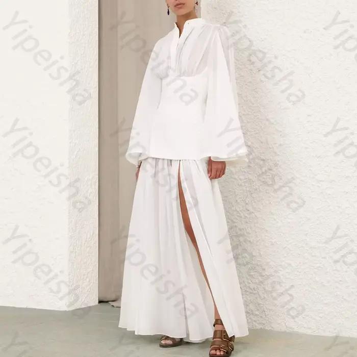 Robe de soirée élégante à manches longues