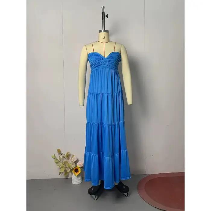 Robe de soirée à volants pour femmes