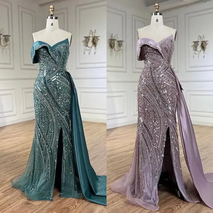 SERENE HILL-robe de soirée perlée