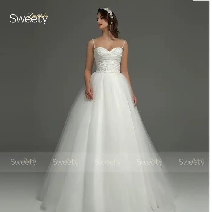 Robe de mariée simple, ligne