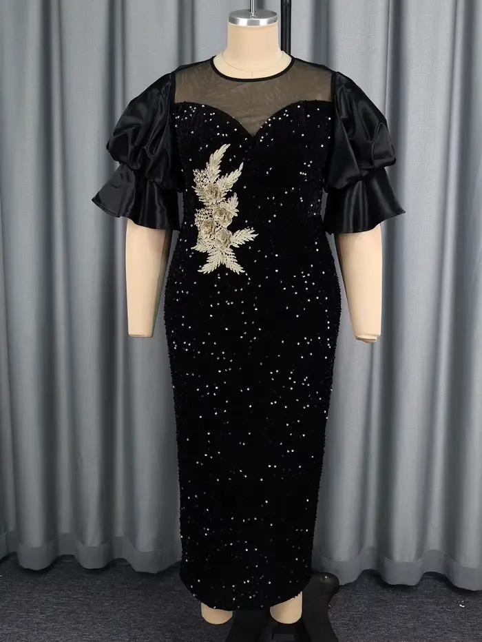 Robe Maxi à paillettes pour femmes