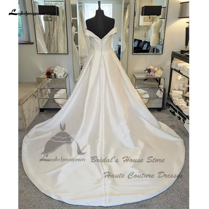 Yanshmigown-Robe de Princesse en Satin pour Femme