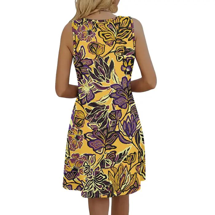 Robe d'été sans manches pour femmes