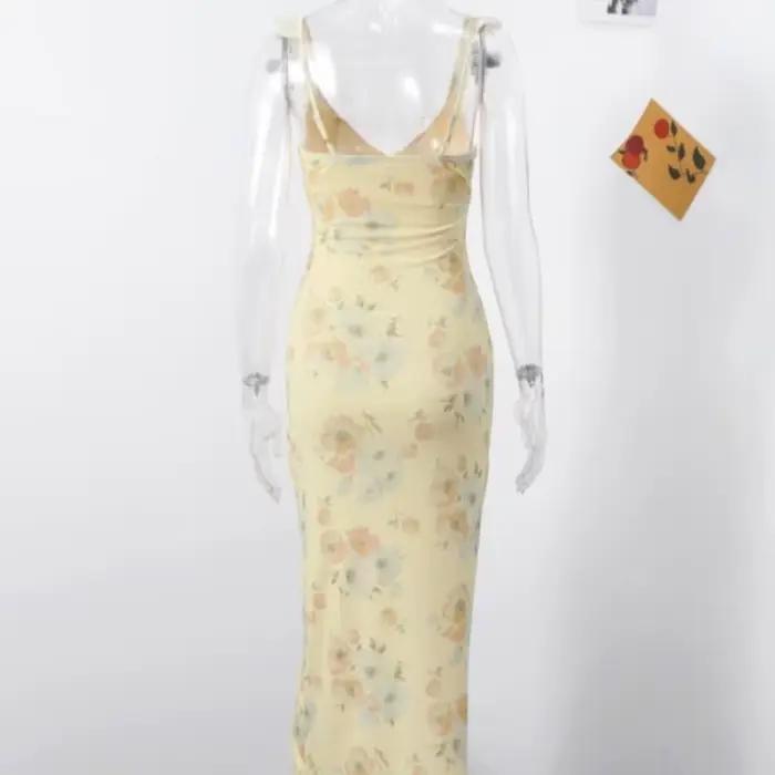 Robe d'été Sexy à imprimé floral pour femmes