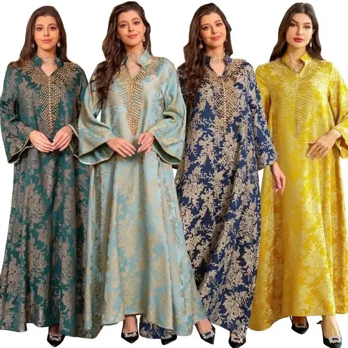 Abaya-Robe musulmane Eid pour femmes