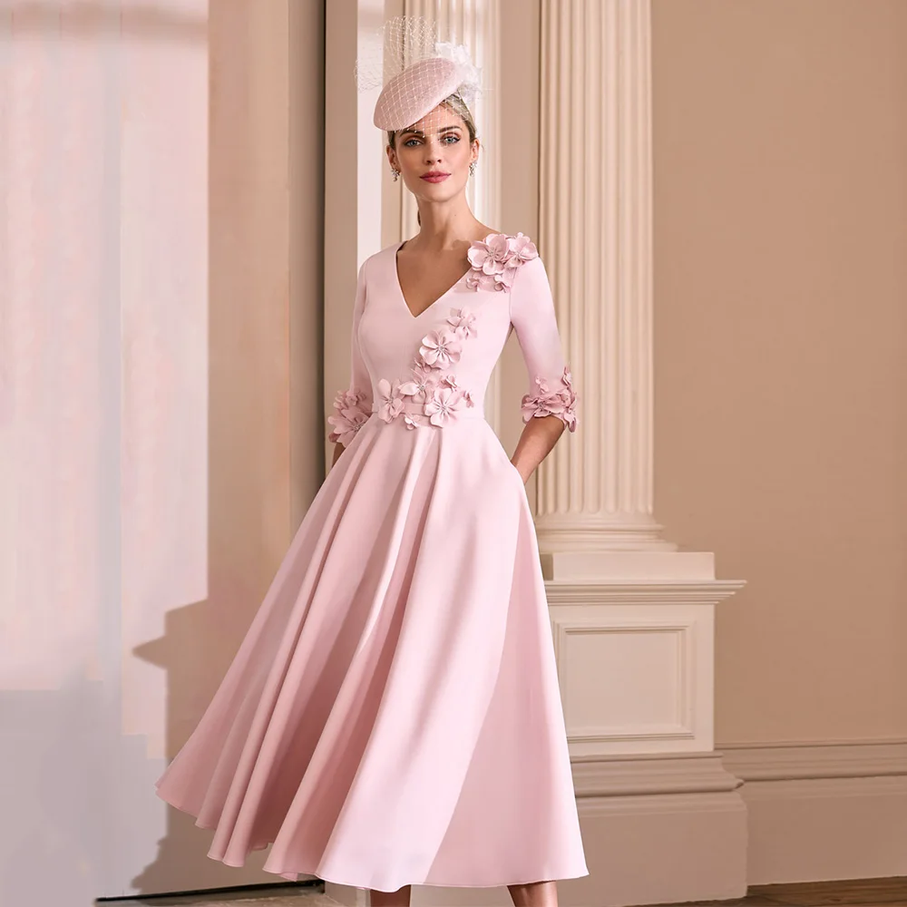 Robe d'invité de mariage mi-longue