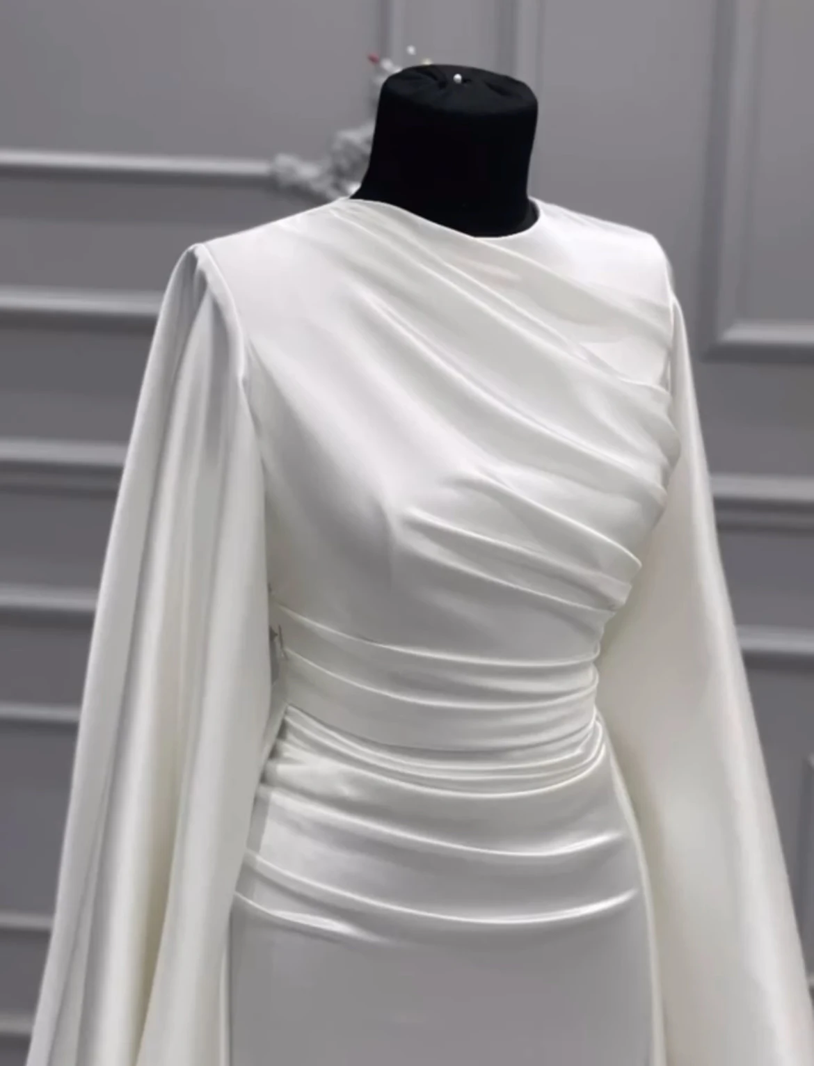EPackage ale-Robe de Mariée Arabe en Satin