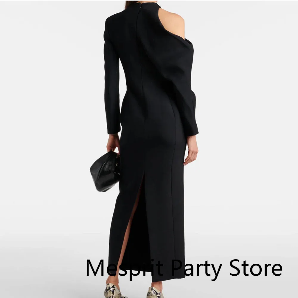 Robe de soirée noire élégante