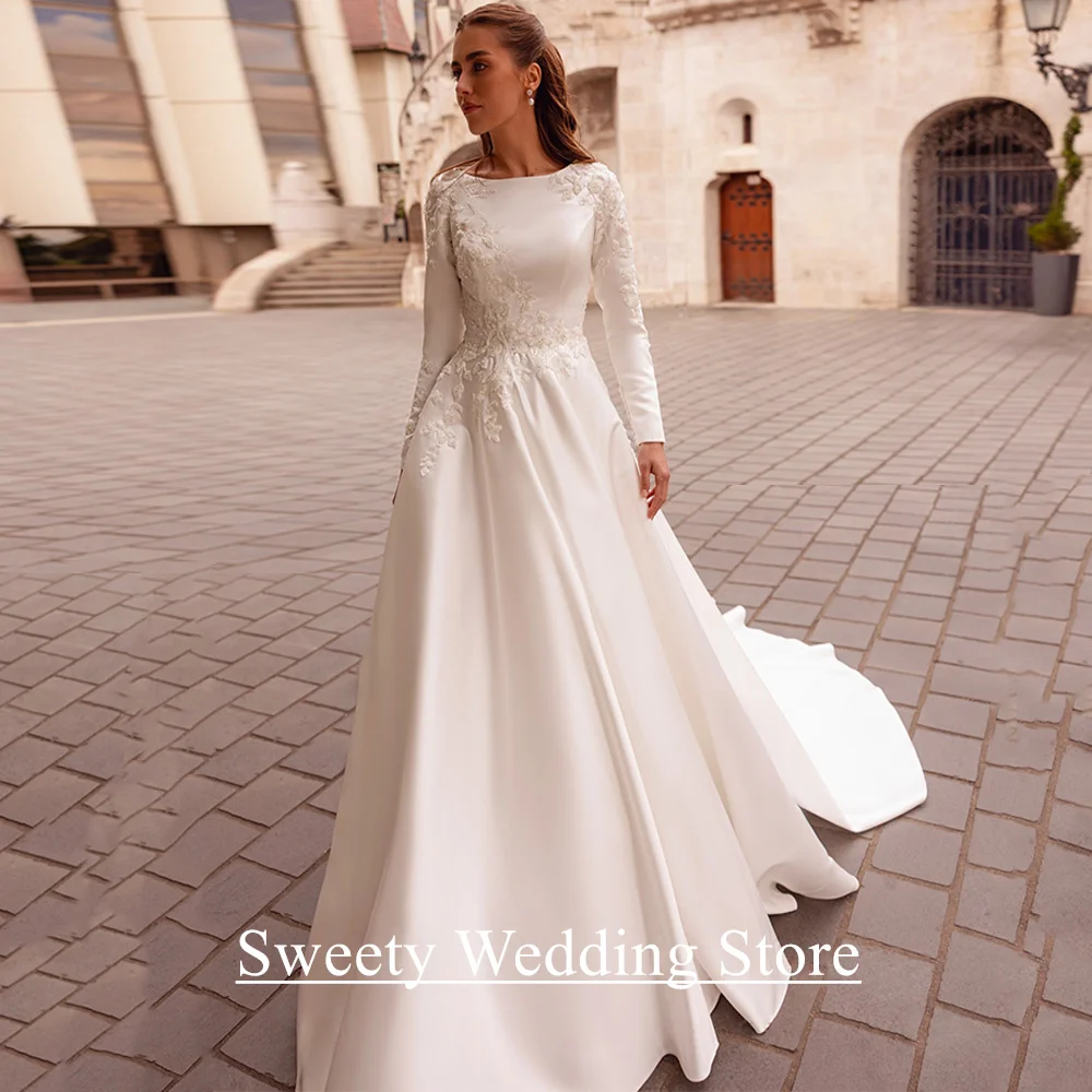 Robe de mariée modeste pour femmes