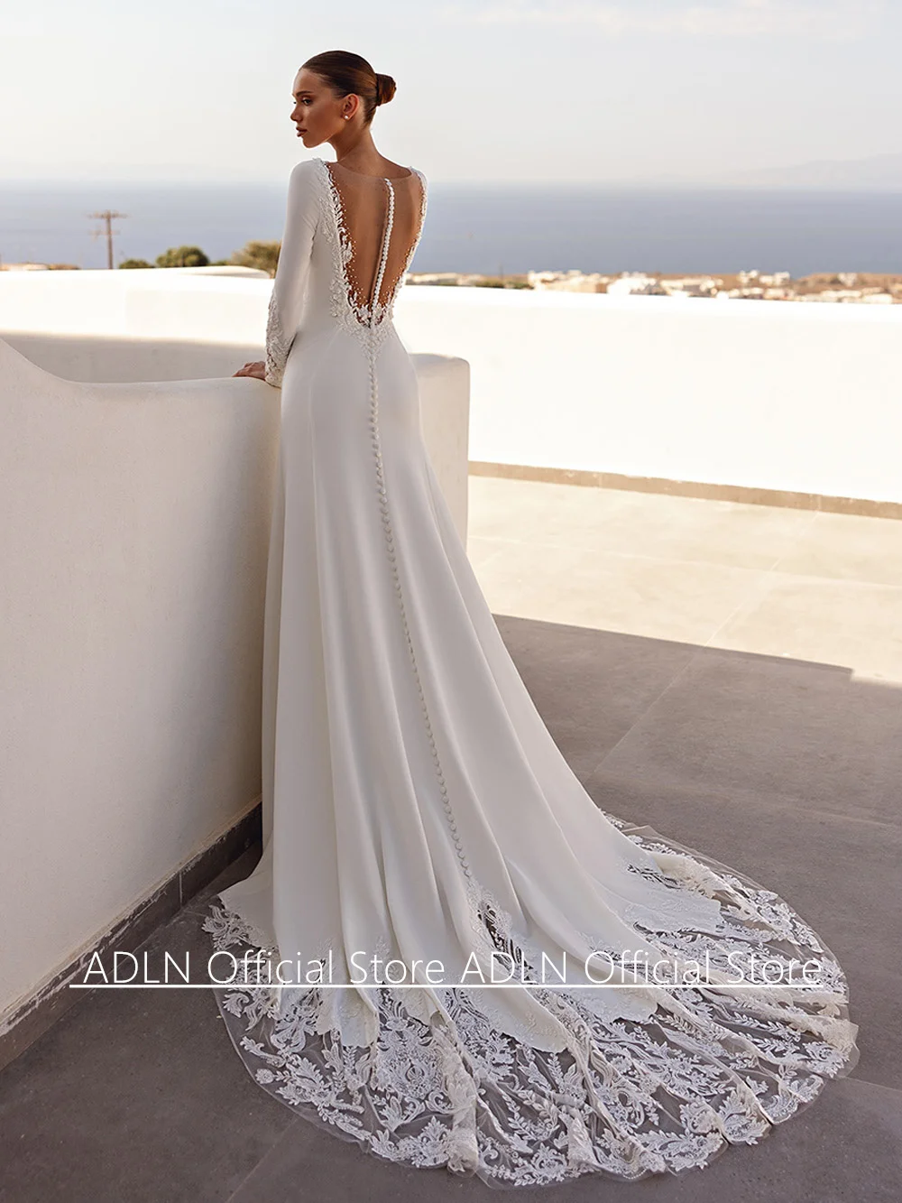 Robe de mariée sirène ivoire