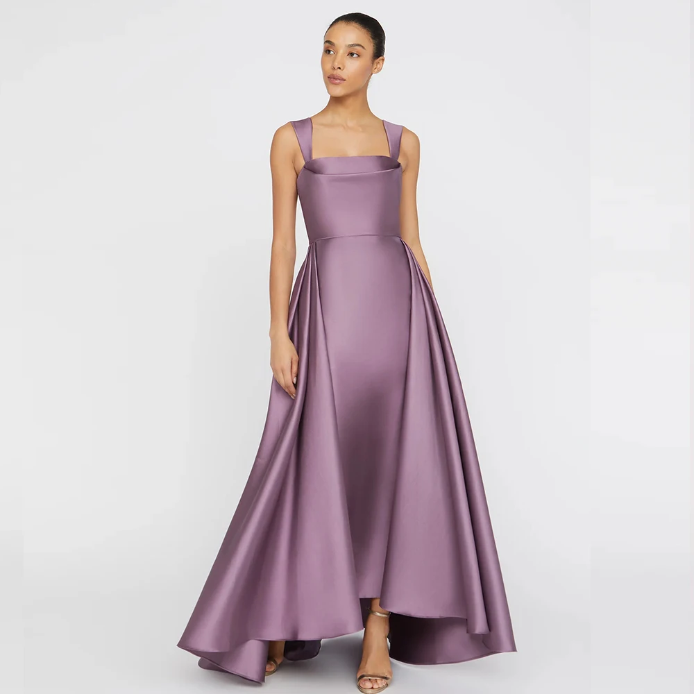 Robe de soirée lilas pour femme