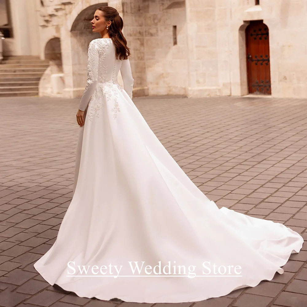 Robe de mariée modeste pour femmes