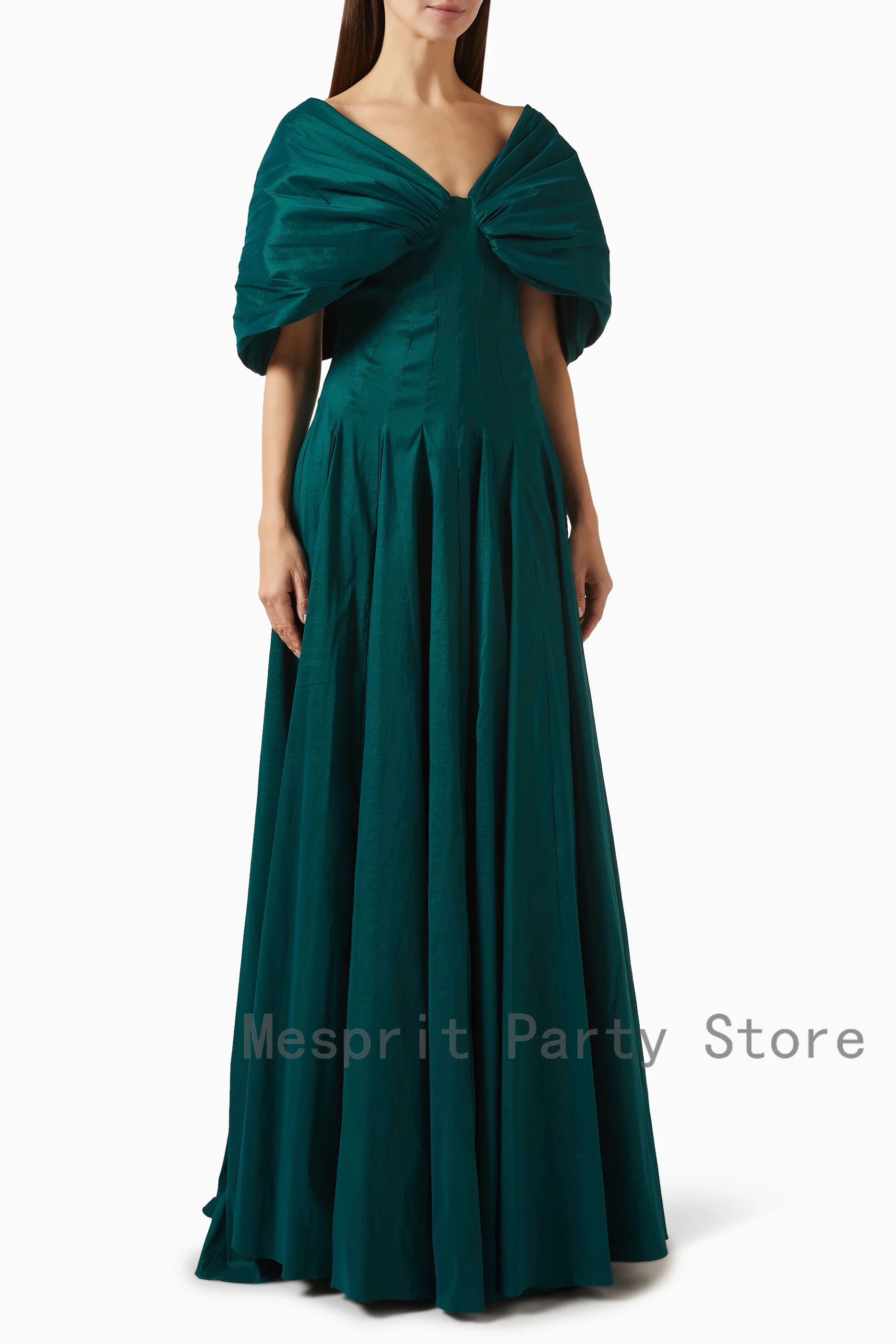 Robe de soirée élégante à col en V pour femmes
